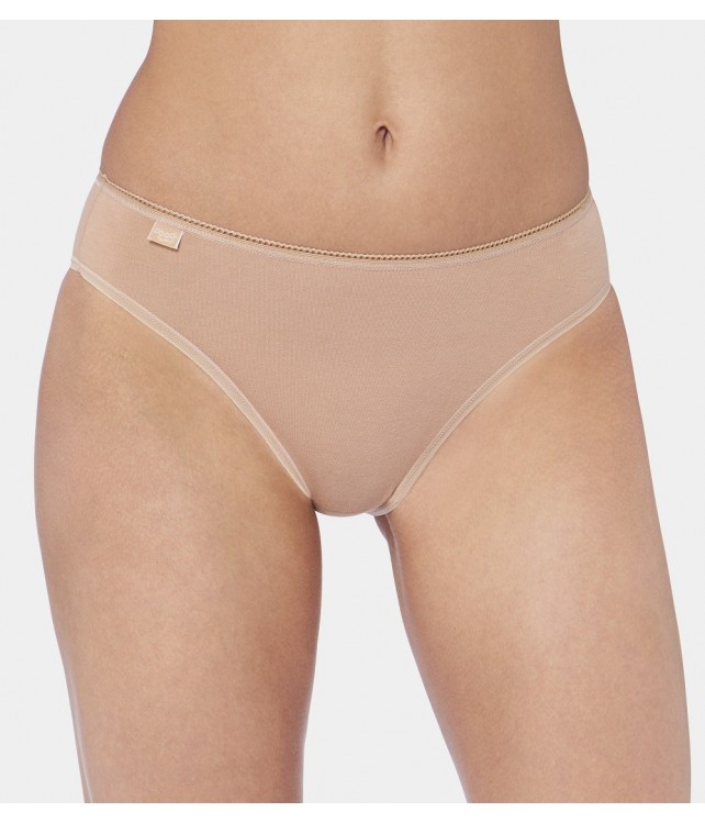 SLOGGI WOMENS 24/7 COTTON TAI - 3 PCS - BEIGE