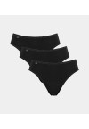 SLOGGI WOMENS  24/7 COTTON TAI - 3 PCS-  BLACK