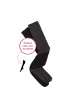 MEWE WOMENS COTTON SOCKS 3/4 MID CALF  2 PAIRS/ BLACK