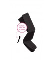 MEWE WOMENS COTTON SOCKS 3/4 MID CALF  2 PAIRS/ BLACK