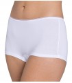 SLOGGI WOMENS BOXER FEEL SENSATIONAL SHORT -WHITE