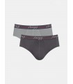 SLOGGI  MENS START MIDI - 2 PCS. - DARK GRΕΥ/ GREY