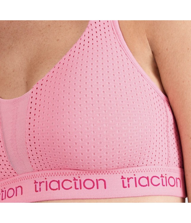 TRIUMPH WOMENS SPORTS BRA TRIACTION ENERGY LITE N EX/ PINK