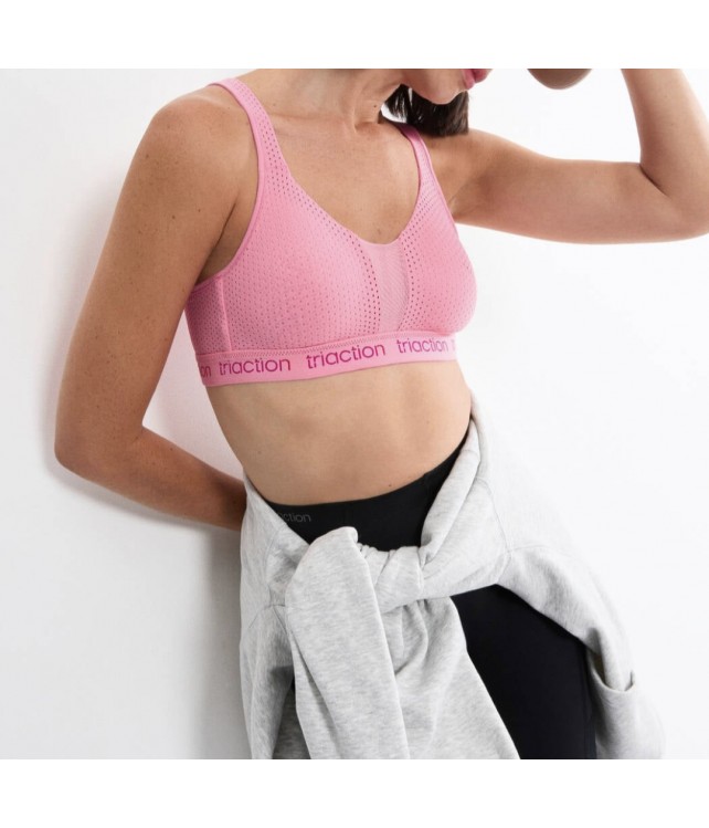 TRIUMPH WOMENS SPORTS BRA TRIACTION ENERGY LITE N EX/ PINK