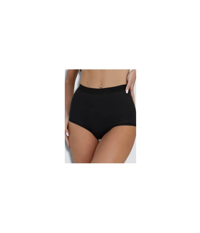 HIGH-WAISTED COTTON WOMEN’S BRIEF WITH LIGHT TUMMY SUPPORT