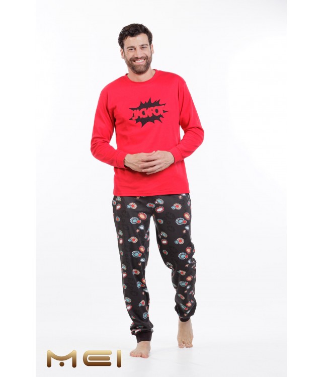 MEI MEN'S COTTON PAJAMAS