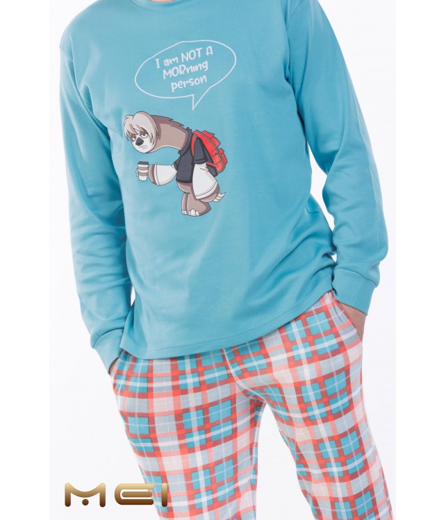 MEI MEN'S COTTON SLEEPWEAR/SLOW-LEGGED