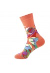 MODERN FLOWER & FLORAL DESIGN COTTON SOCKS