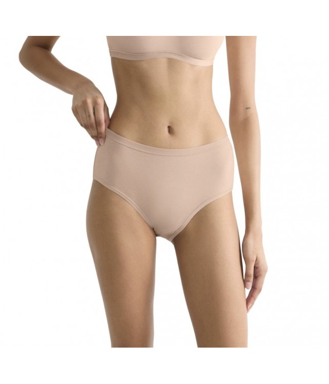 ΓΥΝΑΙΚΕΙΑ ΣΛΙΠ SLOGGI GO DAILY COTTON MIDI (ΠΑΚΕΤΟ 3 ΤΕΜΑΧΙΩΝ) ΜΠΕΖ