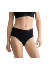 WOMEN'S SLOGGI GO DAILY COTTON MIDI BRIEF SOCKS (3-PACK) BLACK