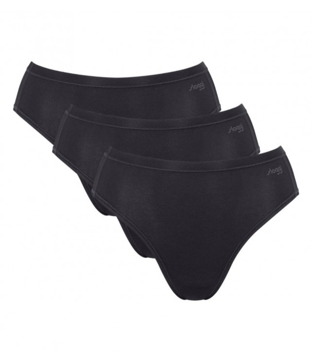 ΓΥΝΑΙΚΕΙΑ ΣΛΙΠ SLOGGI GO DAILY COTTON TAI (ΠΑΚΕΤΟ 3 ΤΕΜΑΧΙΩΝ) ΜΑΥΡΟ