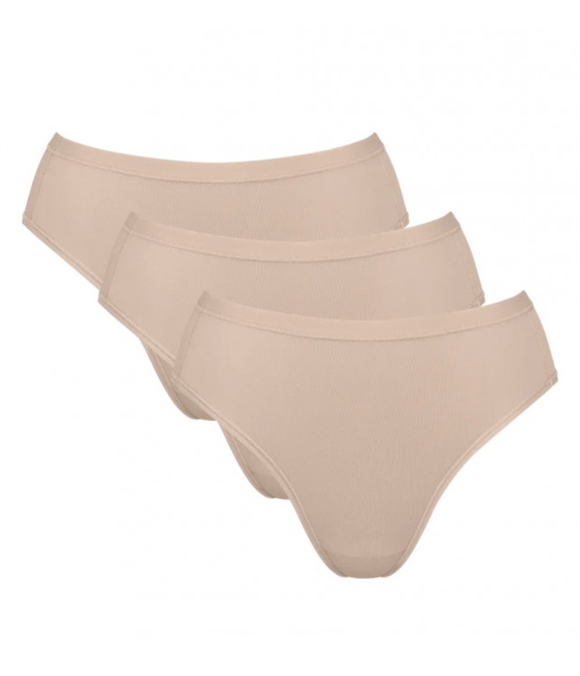 WOMEN'S SLOGGI GO DAILY COTTON TAI BRIEFS (3-PACK) MPEZ