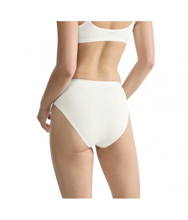 WOMEN'S SLOGGI GO DAILY COTTON TAI BRIEFS (3-PACK) CREAM