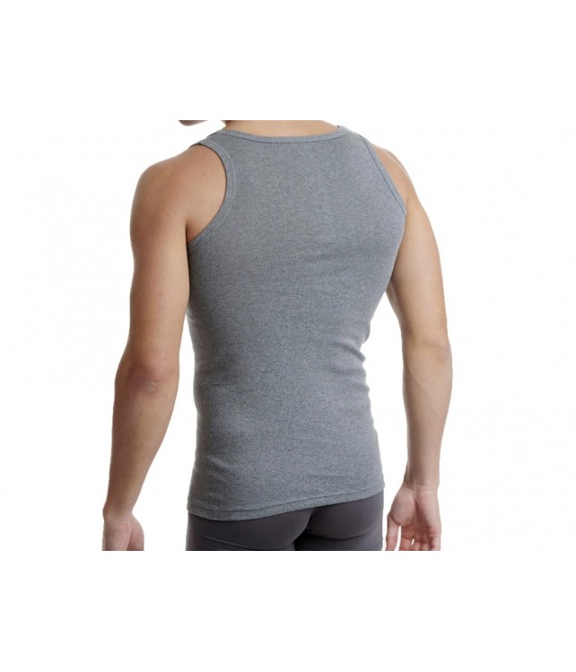 MENS SLEEVELESS UNDERSHIRT/ GREY