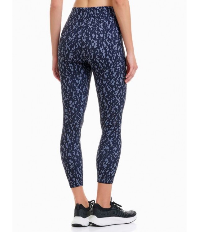 WOMEN'S HIGH-WAISTED SPORT LEGGINGS WALK W921-6 BLUE