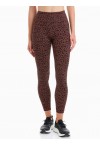 WOMEN'S HIGH-WAISTED SPORT LEGGINGS WALK - LEOPARD