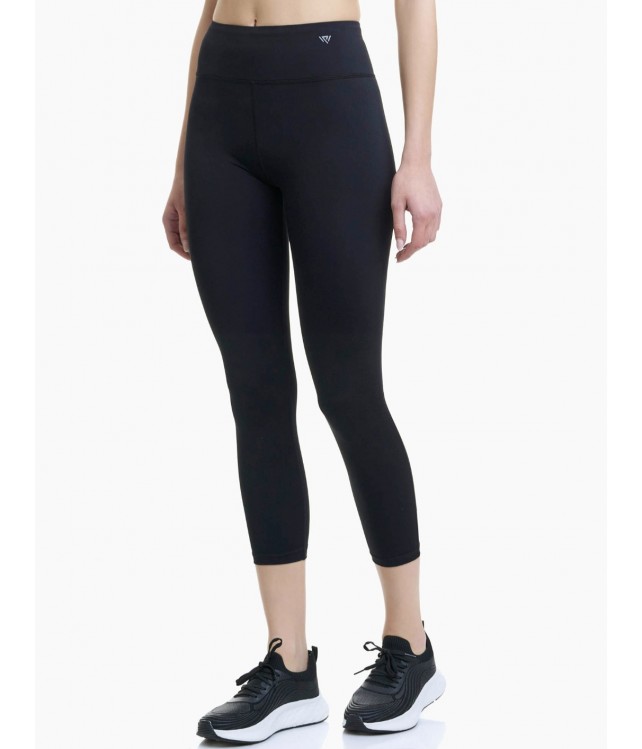 WOMEN'S SPORT LEGGINGS WALK HIGH SUPPORT 7/8 BLACK