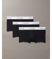CALVIN KLEIN ΑΝΔΡΙΚΑ ΜΠΟΞΕΡΑΚΙΑ ΣΕΤ 3 ΤΕΜΑΧΙΩΝ LOW RISE TRUNKS BLACK