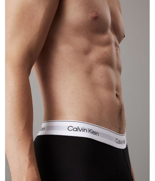 CALVIN KLEIN ΑΝΔΡΙΚΑ ΜΠΟΞΕΡΑΚΙΑ ΣΕΤ 3 ΤΕΜΑΧΙΩΝ LOW RISE TRUNKS BLACK