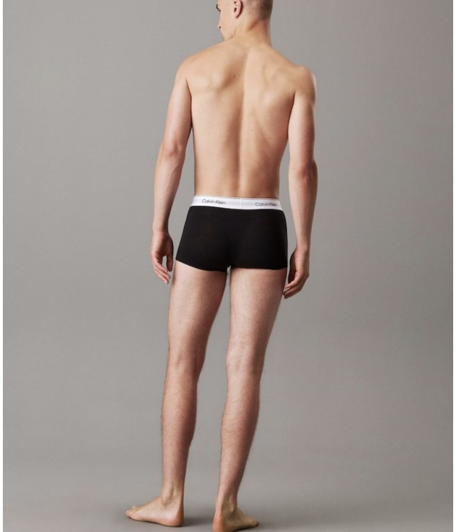 CALVIN KLEIN ΑΝΔΡΙΚΑ ΜΠΟΞΕΡΑΚΙΑ ΣΕΤ 3 ΤΕΜΑΧΙΩΝ LOW RISE TRUNKS BLACK