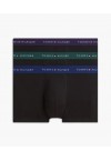 TOMMY HILFIGER MEN'S BOXER TRUNKS 3-PACK MULTICOLOR WAISTBAND
