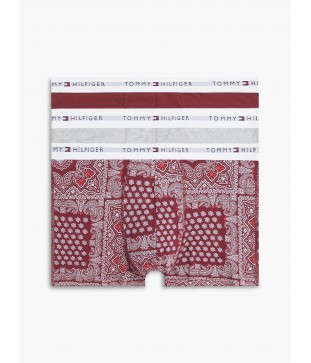 TOMMY HILFIGER ΑΝΔΡΙΚΑ ΜΠΟΞΕΡΑΚΙΑ ΣΕΤ 3 ΤΕΜΑΧΙΩΝ TRUNK BANDANA PRINT