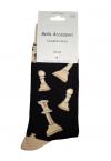 MEN'S NOVELTY SOCKS CHESS PIECES DESIGN