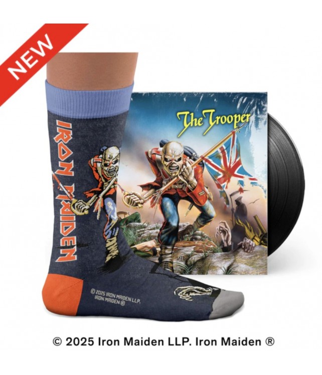 SOCK AFFAIRS MEN'S IRON MAIDEN THE TROOPER SOCKS OFFICIAL MERCHANDISE