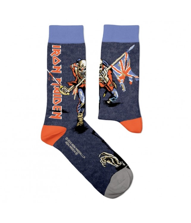 SOCK AFFAIRS MEN'S IRON MAIDEN THE TROOPER SOCKS OFFICIAL MERCHANDISE
