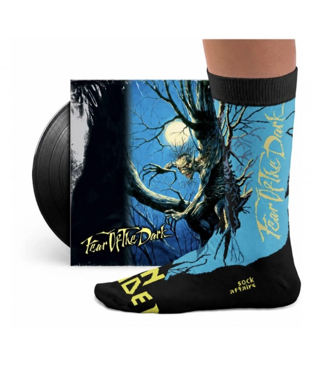 SOCK AFFAIRS MEN'S IRON MAIDEN FEAR OF THE DARK SOCKS OFFICIAL MERCHANDISE