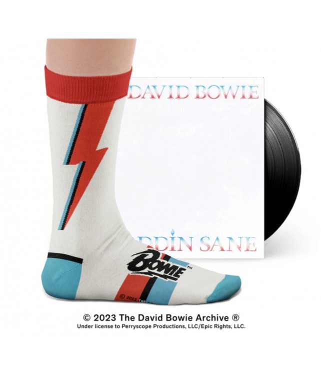 SOCK AFFAIRS MEN'S DAVID BOWIE ALADDIN SANE SOCKS OFFICIAL MERCHANDISE