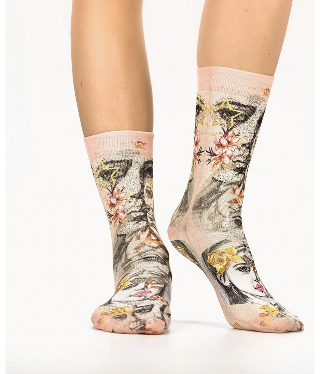 WIGGLESTEPS WOMAN IN THE ART WOMEN SOCKS