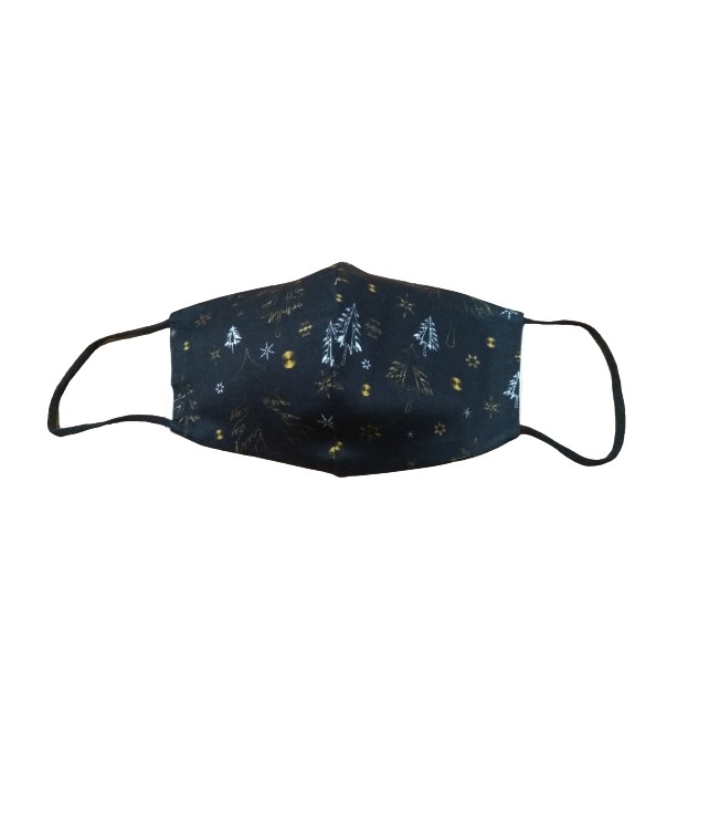 FABRIC REUSABLE MASK/ X-MAS TREES