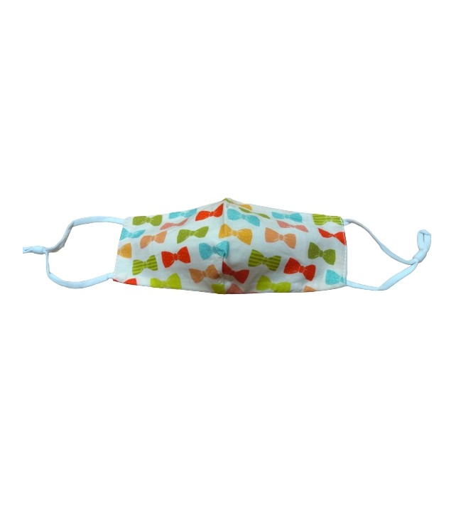 KIDS COTTON REUSABLE MASKS w/  ADJUSTABLE STRAPS