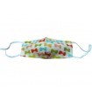 KIDS COTTON REUSABLE MASKS w/  ADJUSTABLE STRAPS