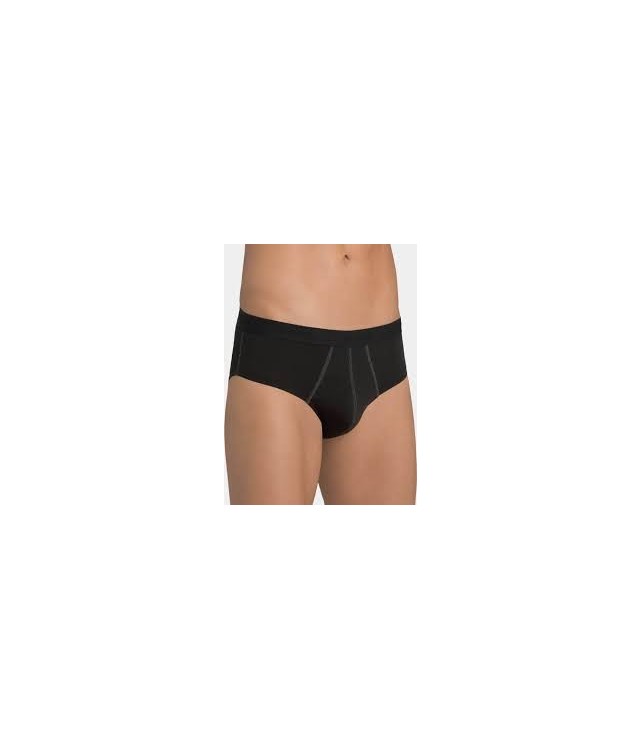 SLOGGI MENS 24/7 MIDI - 2 PER PACK - BLACK