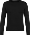 BIYO MENS THERMAL SHIRT w/ LONG SLEEVE / BLACK