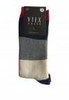 VTEX WOMENS COTTON(TOWEL) SOCKS/MULTICOLOR