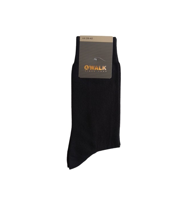 WALK MENS COTTON SOCKS/ BLACK-GREY- BORDEAUX