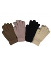 WOMENS KNITTED GLOVES in SINGLE COLORS