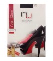 MEWE TIGHTS CHIC 10 DEN/BLACK  - CARAMEL