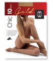 MEWE TIGHTS CHIC GOLD 10 DEN/CARAMEL
