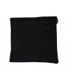 MENS NECK FLEECE DOUBLE FACE/BLACK- BLUE ELECTRIC