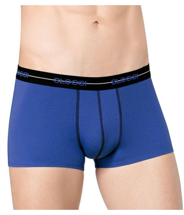SLOGGI START HIPSTER ΑΝΔΡΙΚΟ BOXER 2 ΤΕΜΑΧΙΩΝ -ΜΠΛΕ ΜΩΒ/ΜΑΥΡΟ