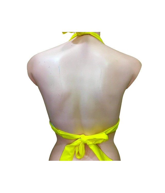 BLUEPOINT BIKINI TOP REINFORCED WITHOUT WIRE CUP B- YELLOW