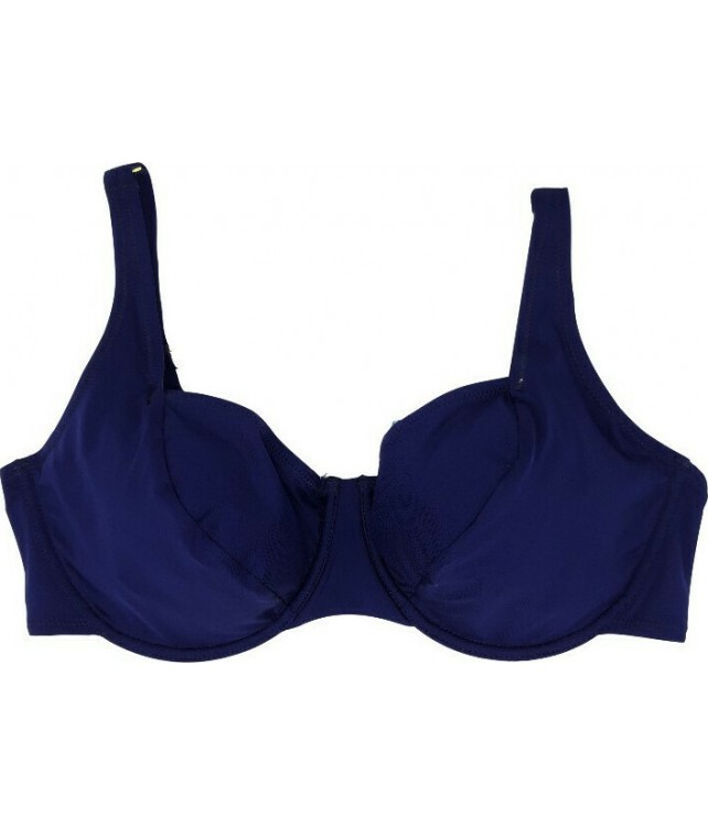 BLUEPOINT BIKINI TOP CUP E/ DARK BLUE