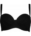 BLUEPOINT BIKINI STRAPLESS CUP D/ BLACK