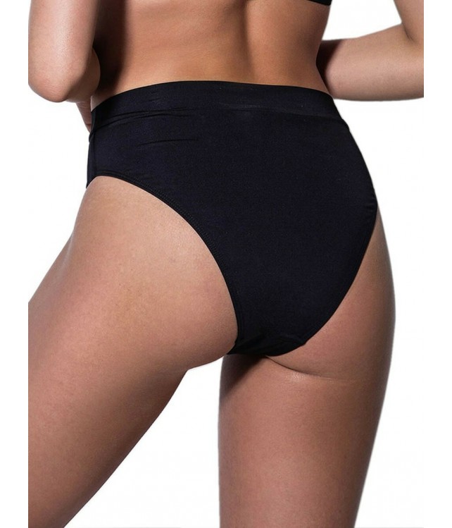 BLUEPOINT HIGHWAIST BIKINI BOTTOM/ BLACK