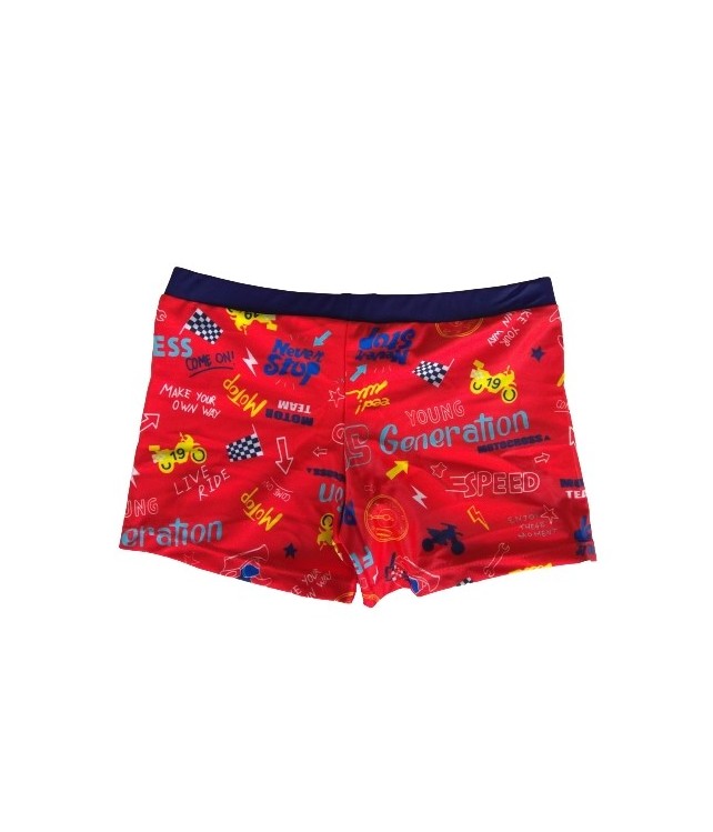 MODERN OCEAN CHILDREN'S SWIMWEAR FOR BOYS / RED