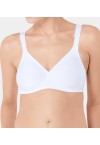 TRIUMPH  MODERN SOFT COTTON N BRA- WHITE